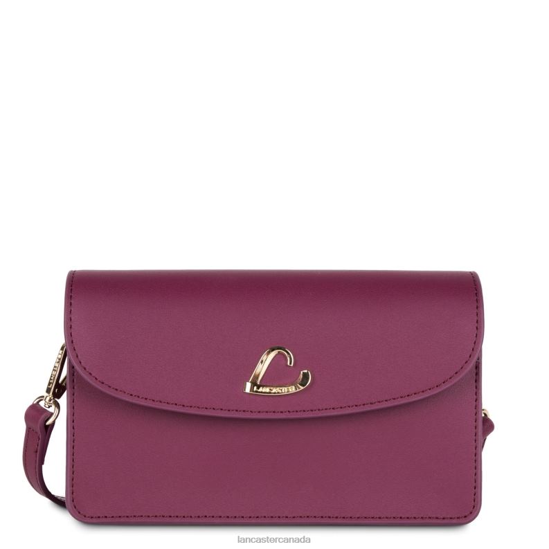 Women Small Clutch City Philos 4J6H1080 Bag Orchidee Lancaster Paris