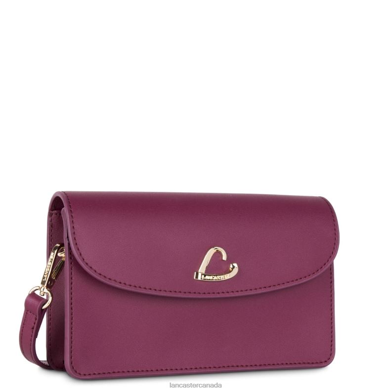 Women Small Clutch City Philos 4J6H1080 Bag Orchidee Lancaster Paris