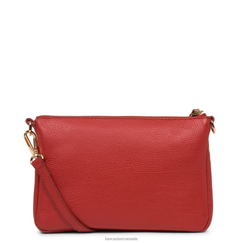 Women Small Clutch Dune 4J6H927 Bag Rouge Lancaster Paris