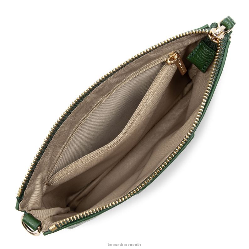 Women Small Clutch Dune 4J6H936 Bag Vert Pin Lancaster Paris