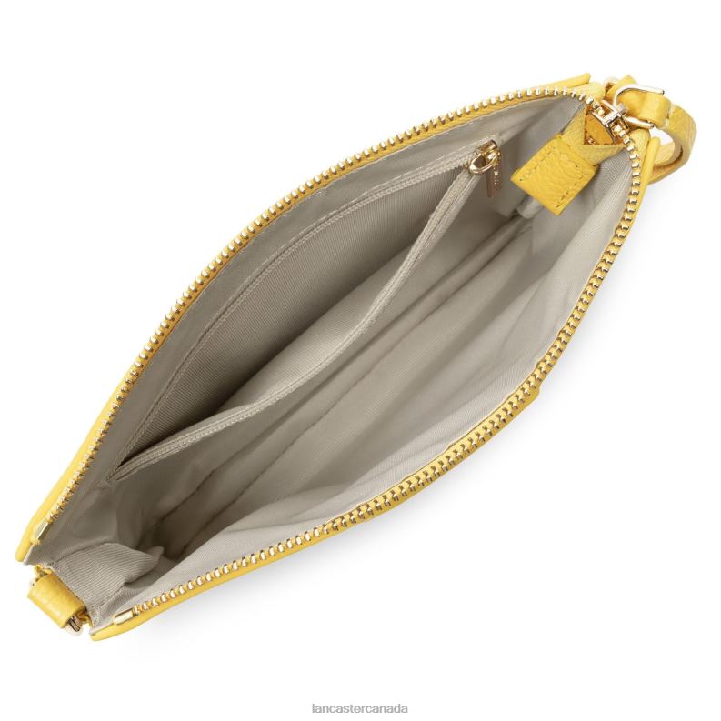 Women Small Clutch Dune 4J6H939 Bag Jaune Lancaster Paris