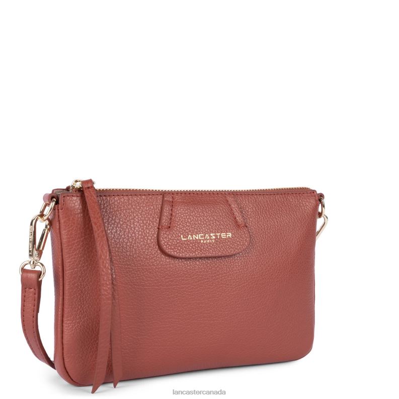 Women Small Clutch Dune 4J6H941 Bag Bois Rouge Lancaster Paris