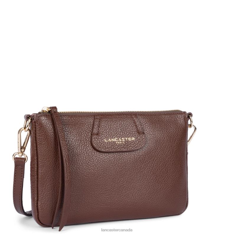 Women Small Clutch Dune 4J6H942 Bag Chataigne Lancaster Paris