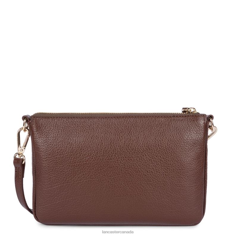 Women Small Clutch Dune 4J6H942 Bag Chataigne Lancaster Paris