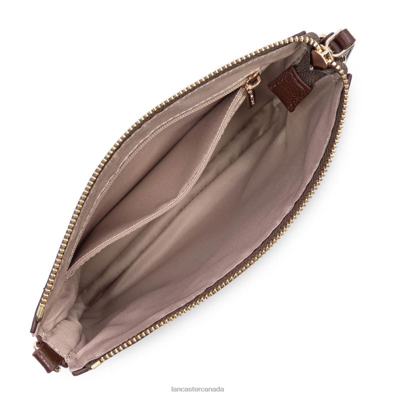 Women Small Clutch Dune 4J6H942 Bag Chataigne Lancaster Paris