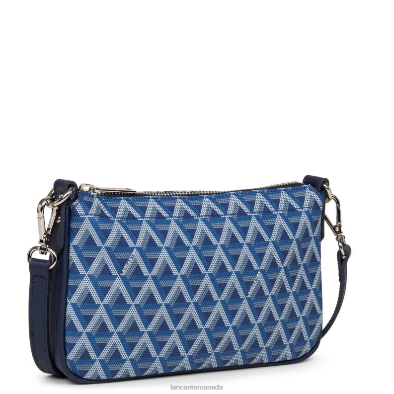 Women Small Clutch Ikon 4J6H1082 Bag Bleu Electrique Lancaster Paris