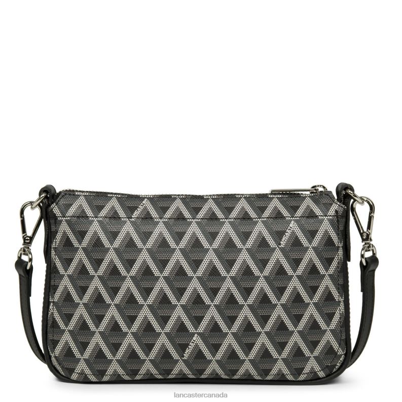 Women Small Clutch Ikon 4J6H1084 Bag Noir Lancaster Paris