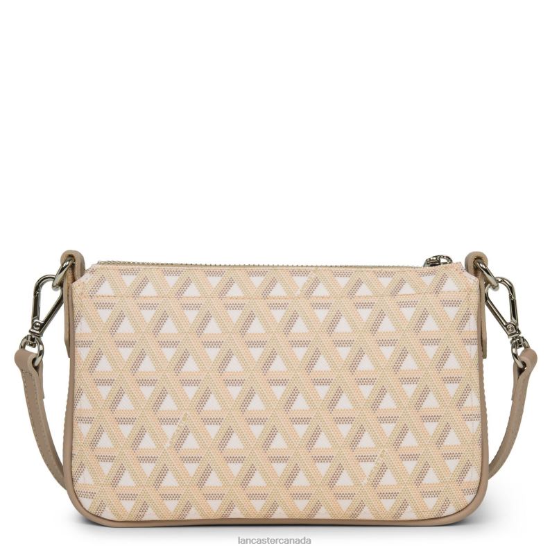 Women Small Clutch Ikon 4J6H1085 Bag Beige Lancaster Paris