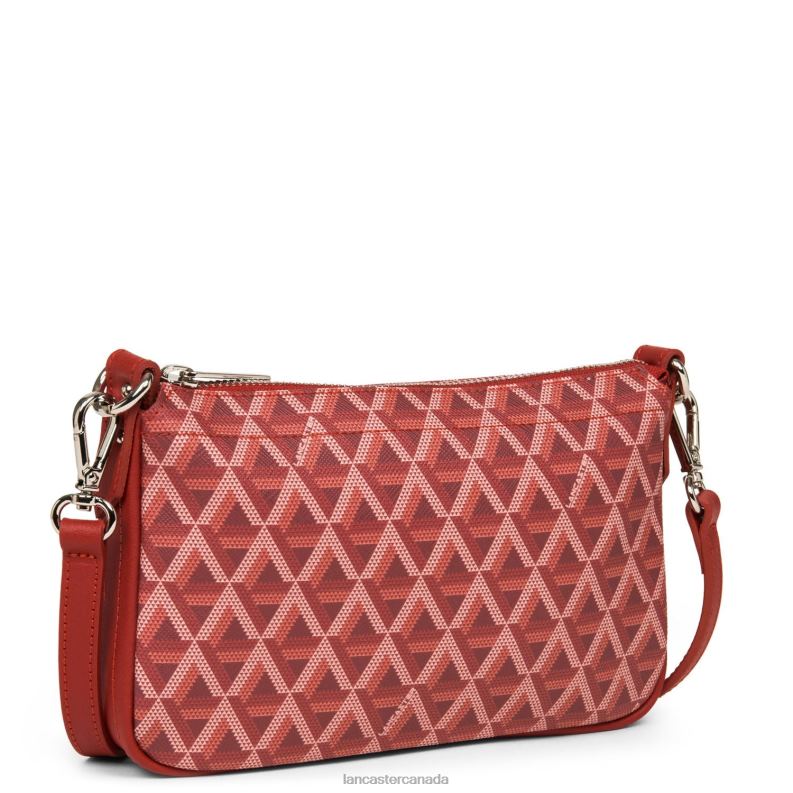 Women Small Clutch Ikon 4J6H1086 Bag Carmin Lancaster Paris