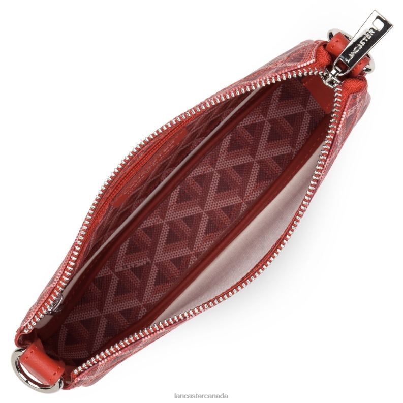 Women Small Clutch Ikon 4J6H1086 Bag Carmin Lancaster Paris