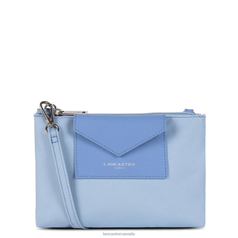 Women Small Clutch Smart Kba 4J6H600 Bag Bleu Ciel Lancaster Paris