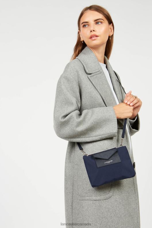 Women Small Clutch Smart Kba 4J6H604 Bag Bleu Fonce Lancaster Paris