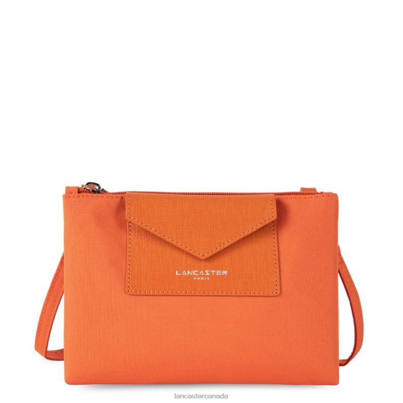 Women Small Clutch Smart Kba 4J6H607 Bag Orange Lancaster Paris