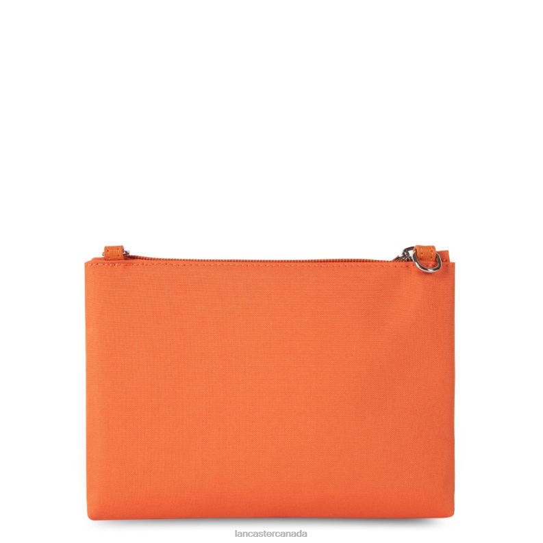 Women Small Clutch Smart Kba 4J6H607 Bag Orange Lancaster Paris