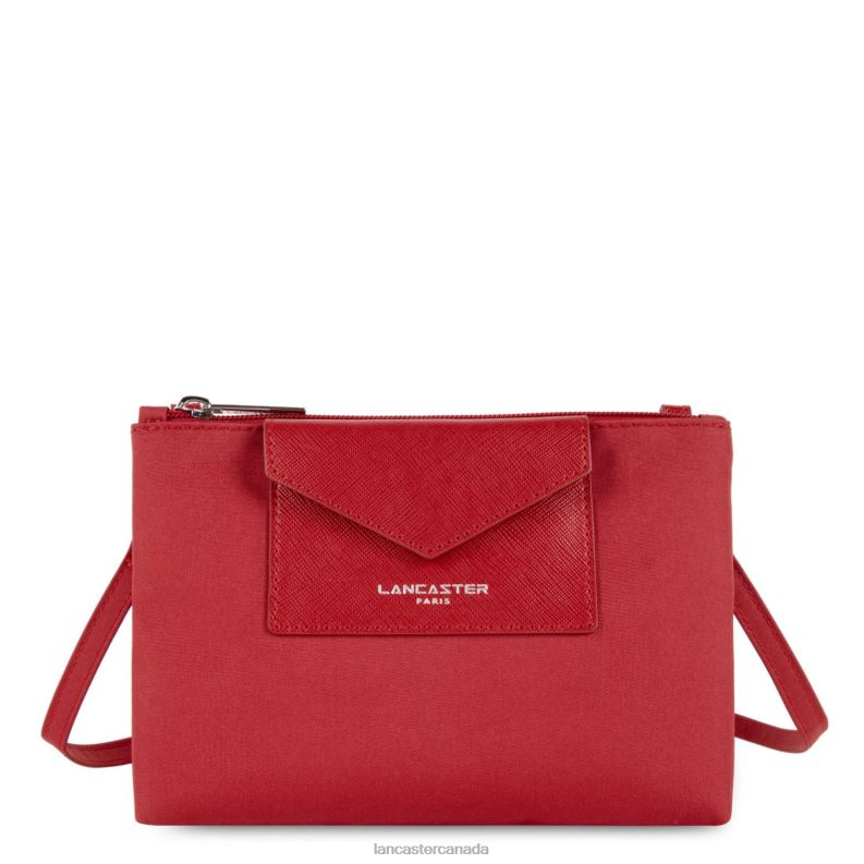 Women Small Clutch Smart Kba 4J6H609 Bag Rouge Lancaster Paris