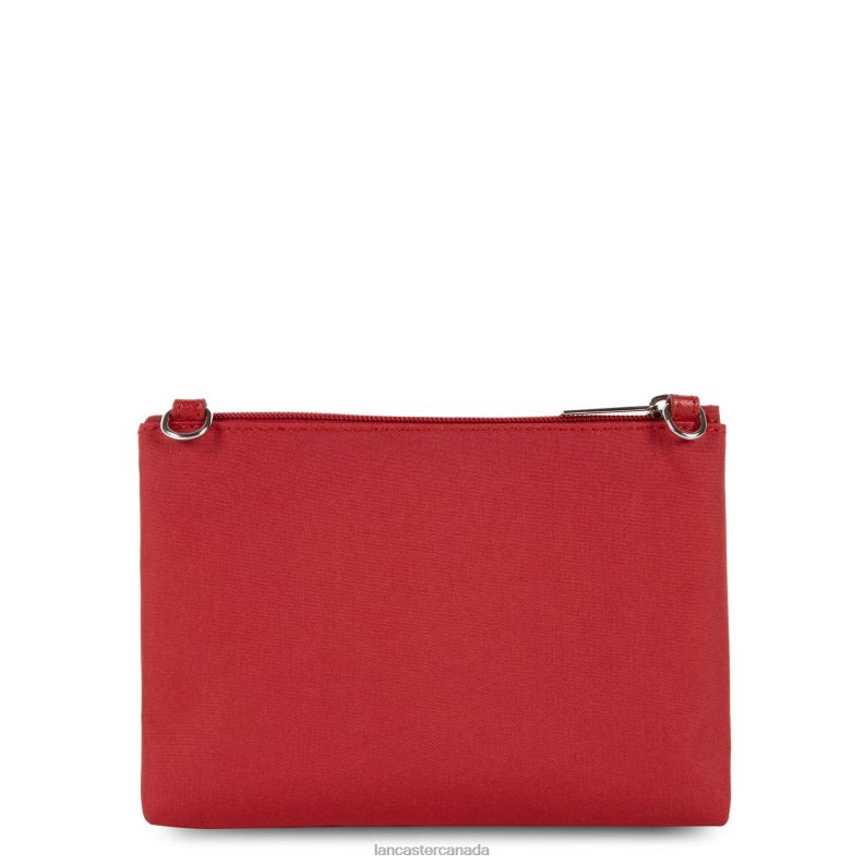 Women Small Clutch Smart Kba 4J6H609 Bag Rouge Lancaster Paris