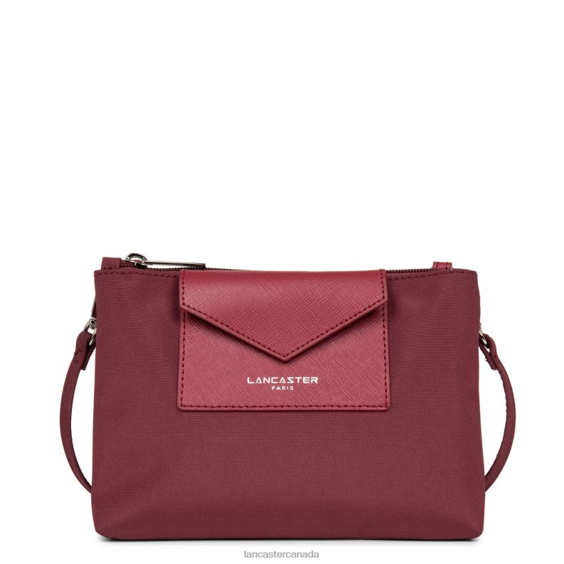 Women Small Clutch Smart Kba 4J6H611 Bag Bois Rose Lancaster Paris