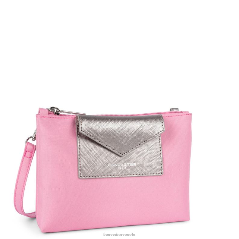 Women Small Clutch Smart Kba 4J6H621 Bag Rose Lancaster Paris
