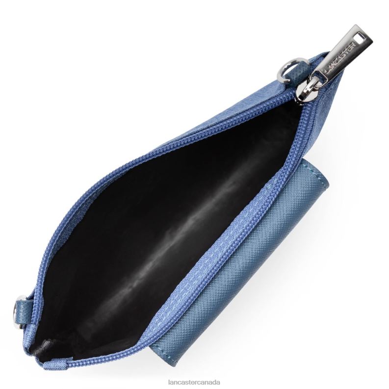 Women Small Clutch Smart Kba 4J6H622 Bag Bleu Stone Lancaster Paris