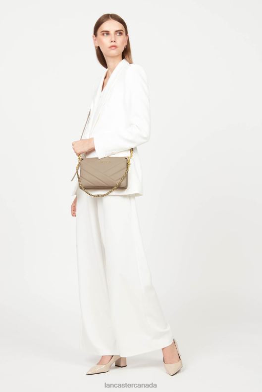 Women Small Clutch Soft Matelasse 4J6H1018 Bag Galet Lancaster Paris