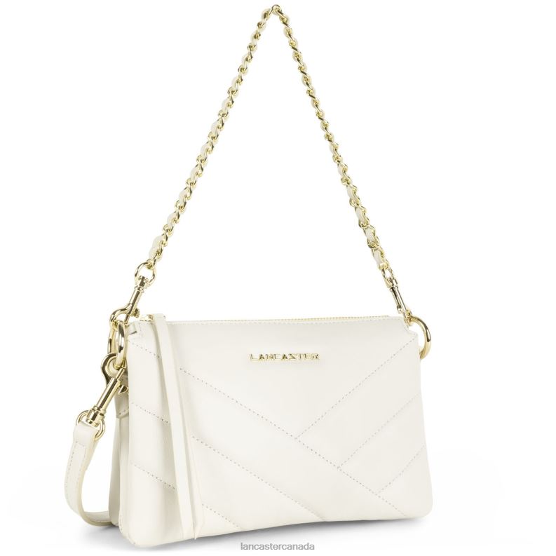 Women Small Clutch Soft Matelasse 4J6H1023 Bag Ecru Lancaster Paris