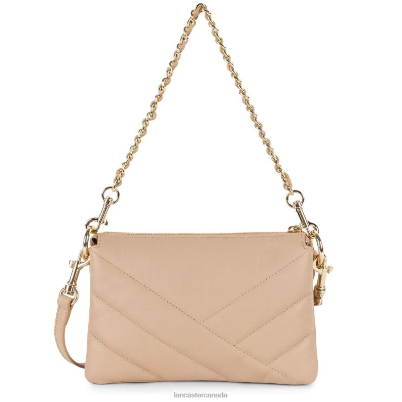 Women Small Clutch Soft Matelasse 4J6H1024 Bag Poudre Lancaster Paris