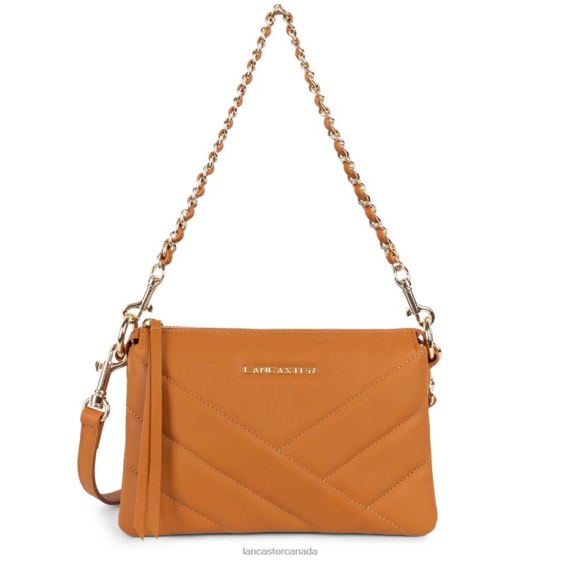 Women Small Clutch Soft Matelasse 4J6H1028 Bag Gold Lancaster Paris