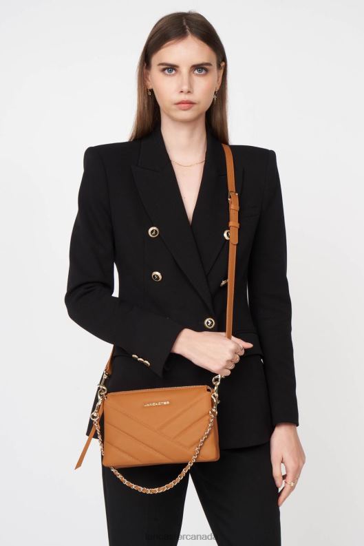 Women Small Clutch Soft Matelasse 4J6H1028 Bag Gold Lancaster Paris