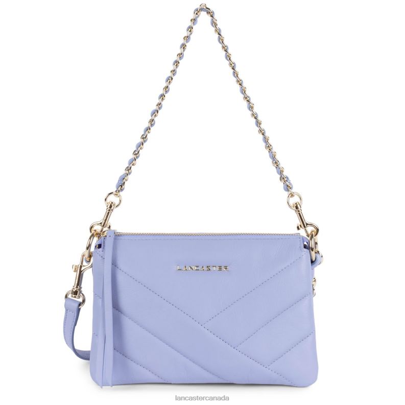 Women Small Clutch Soft Matelasse 4J6H1029 Bag Lavande Lancaster Paris