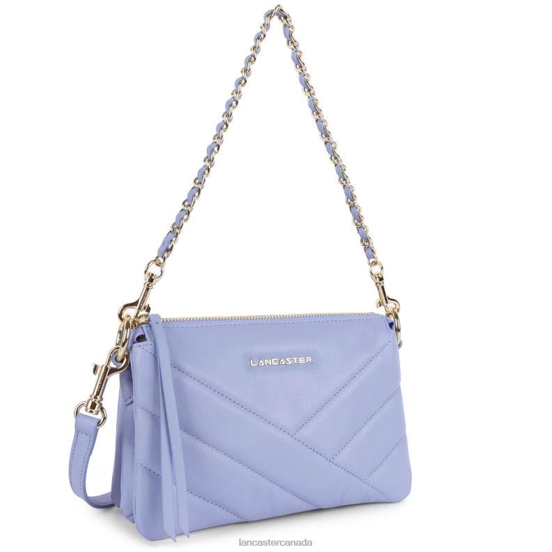 Women Small Clutch Soft Matelasse 4J6H1029 Bag Lavande Lancaster Paris