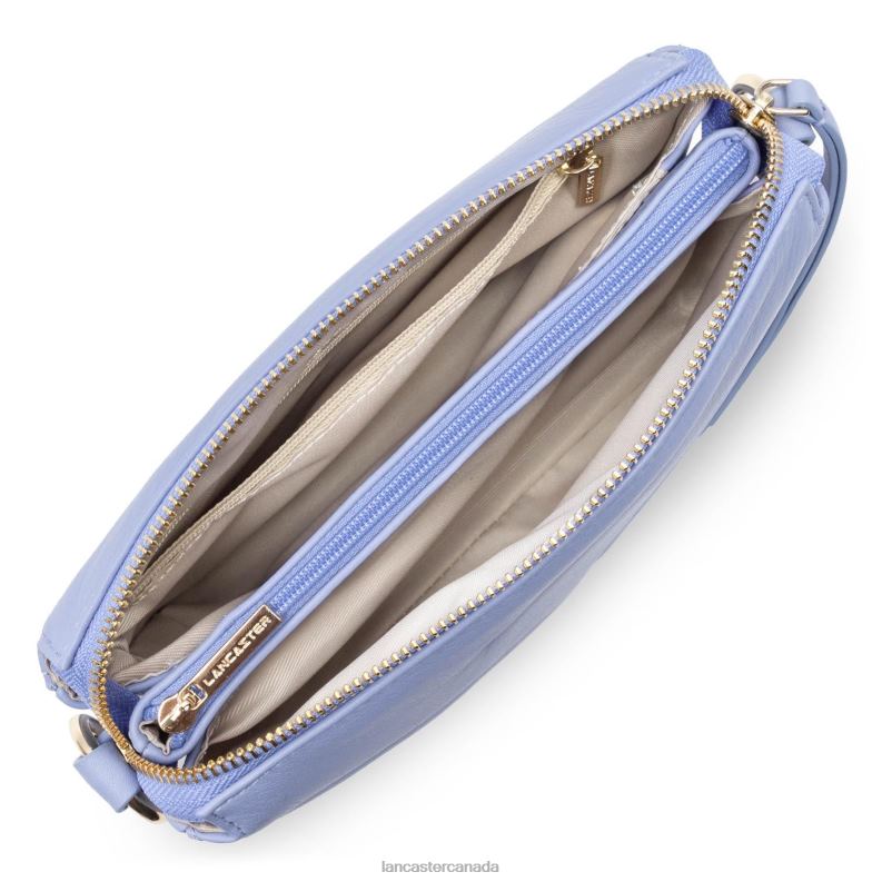 Women Small Clutch Soft Matelasse 4J6H1029 Bag Lavande Lancaster Paris