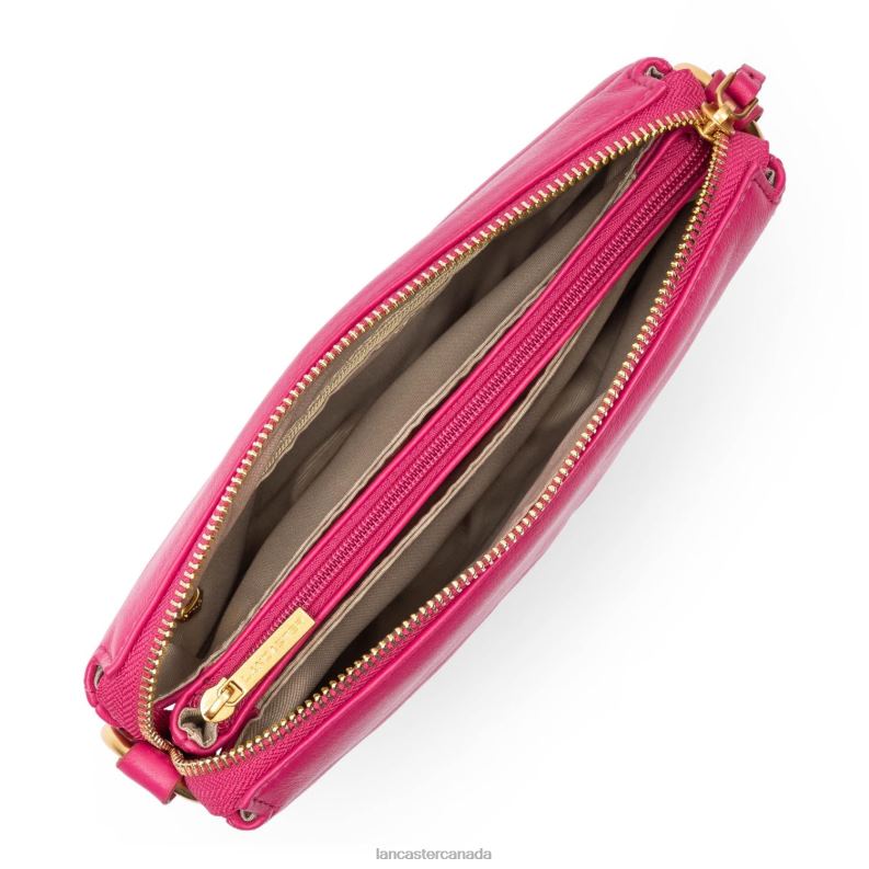 Women Small Clutch Soft Matelasse 4J6H1032 Bag Fuxia Lancaster Paris