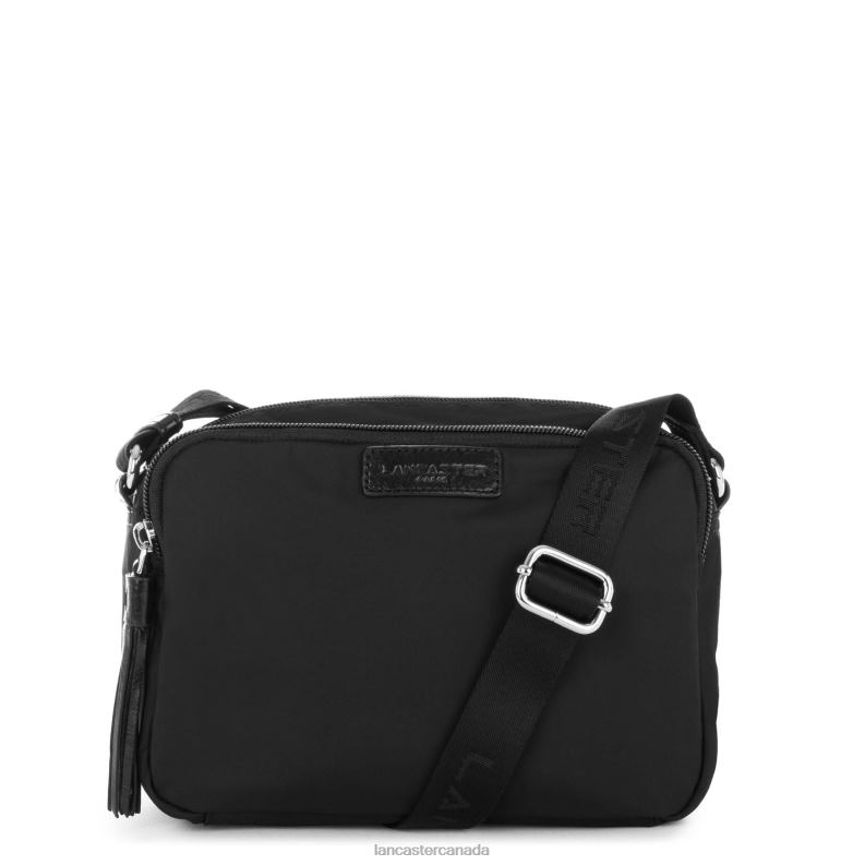Women Crossbody Bag Basic Pompon 4J6H1771 Bag Noir Lancaster Paris