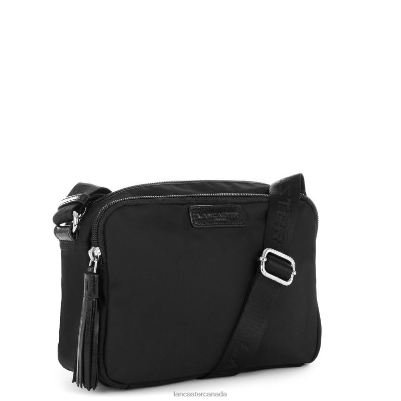 Women Crossbody Bag Basic Pompon 4J6H1771 Bag Noir Lancaster Paris