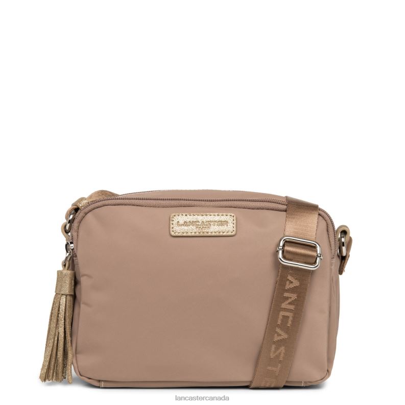 Women Crossbody Bag Basic Pompon 4J6H1772 Bag Nude-Champagne Lancaster Paris