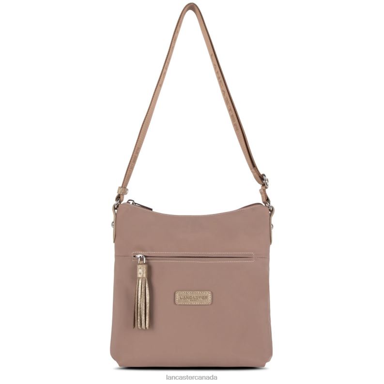 Women Crossbody Bag Basic Pompon 4J6H2360 Bag Nude-Champagne Lancaster Paris