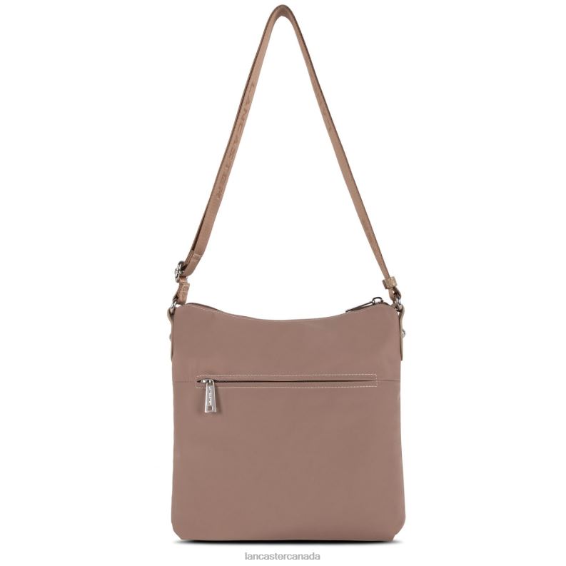 Women Crossbody Bag Basic Pompon 4J6H2360 Bag Nude-Champagne Lancaster Paris