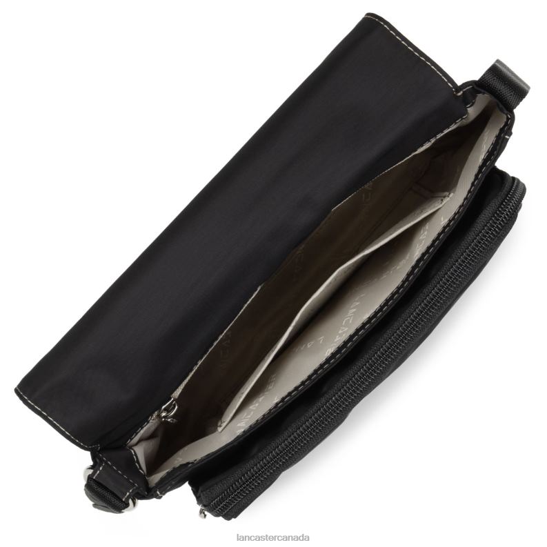 Women Crossbody Bag Basic Sport 4J6H1789 Bag Noir-Taupe-Galet Lancaster Paris