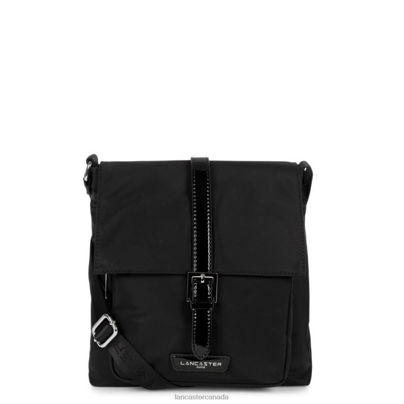 Women Crossbody Bag Basic Verni 4J6H1834 Bag Noir Lancaster Paris