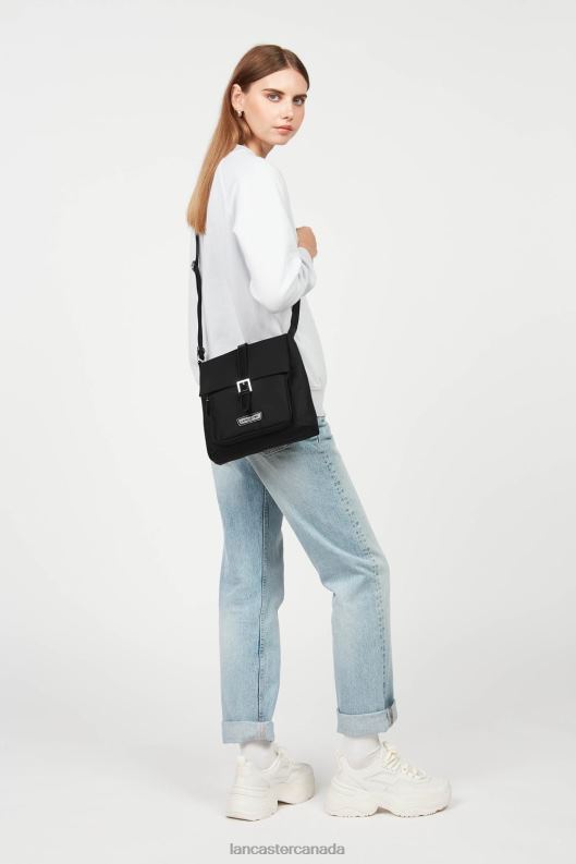 Women Crossbody Bag Basic Verni 4J6H1834 Bag Noir Lancaster Paris