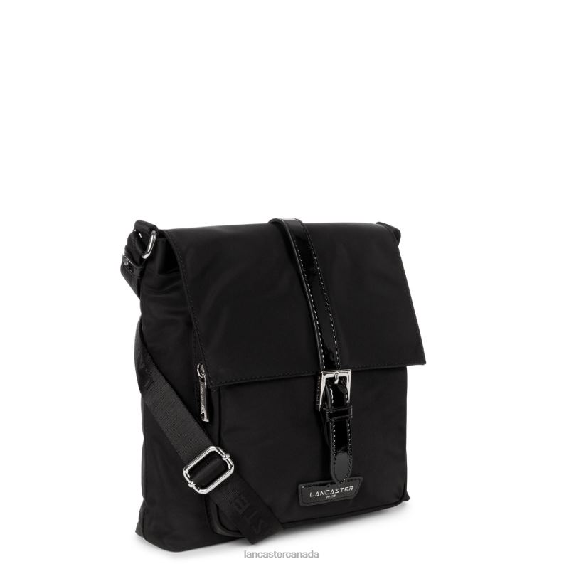 Women Crossbody Bag Basic Verni 4J6H1834 Bag Noir Lancaster Paris