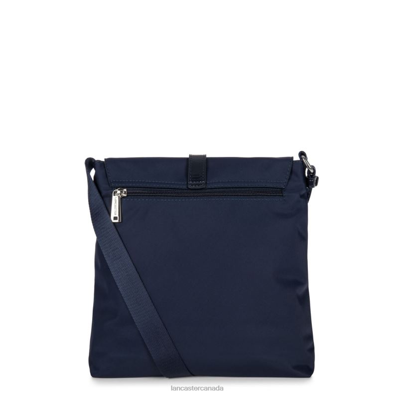 Women Crossbody Bag Basic Verni 4J6H1835 Bag Bleu Fonce Lancaster Paris