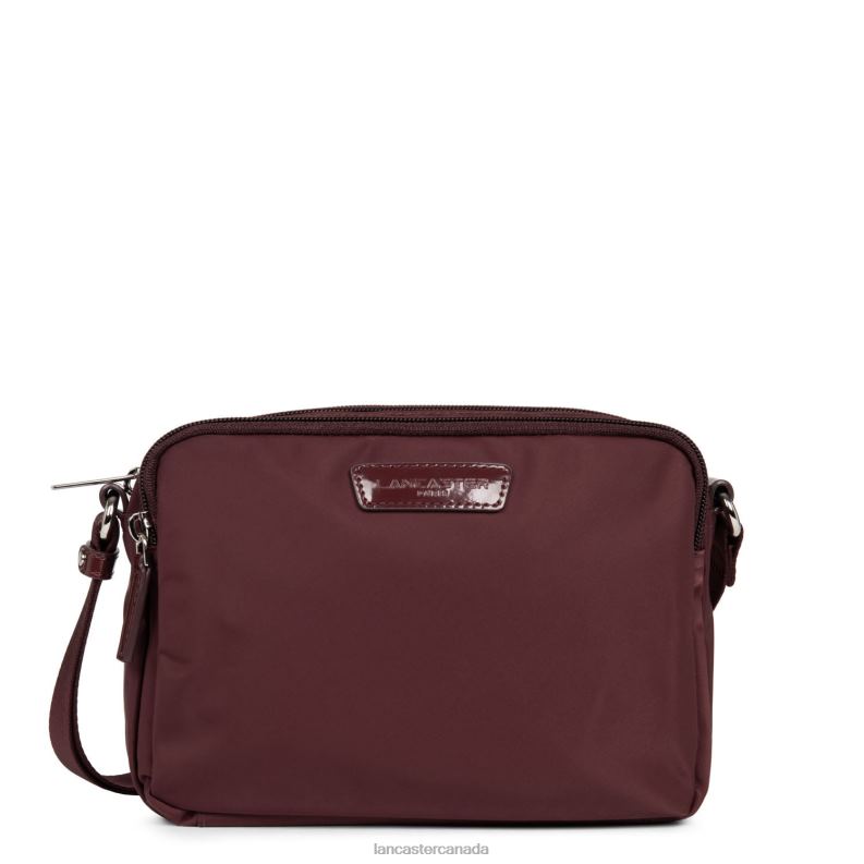 Women Crossbody Bag Basic Verni 4J6H1840 Bag Bordeaux Lancaster Paris