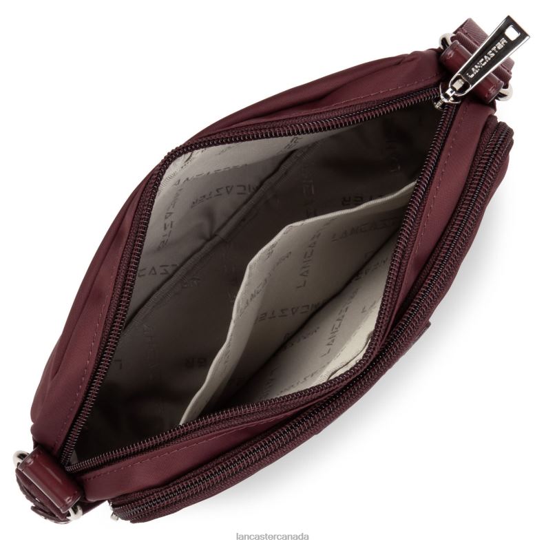 Women Crossbody Bag Basic Verni 4J6H1840 Bag Bordeaux Lancaster Paris