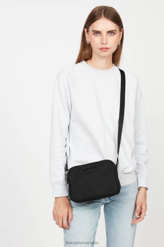 Women Crossbody Bag Basic Verni 4J6H1842 Bag Noir Lancaster Paris