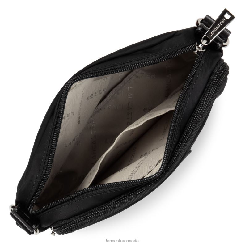 Women Crossbody Bag Basic Verni 4J6H1842 Bag Noir Lancaster Paris