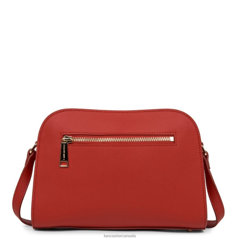 Women Crossbody Bag City Philos 4J6H1673 Bag Rouge Lancaster Paris
