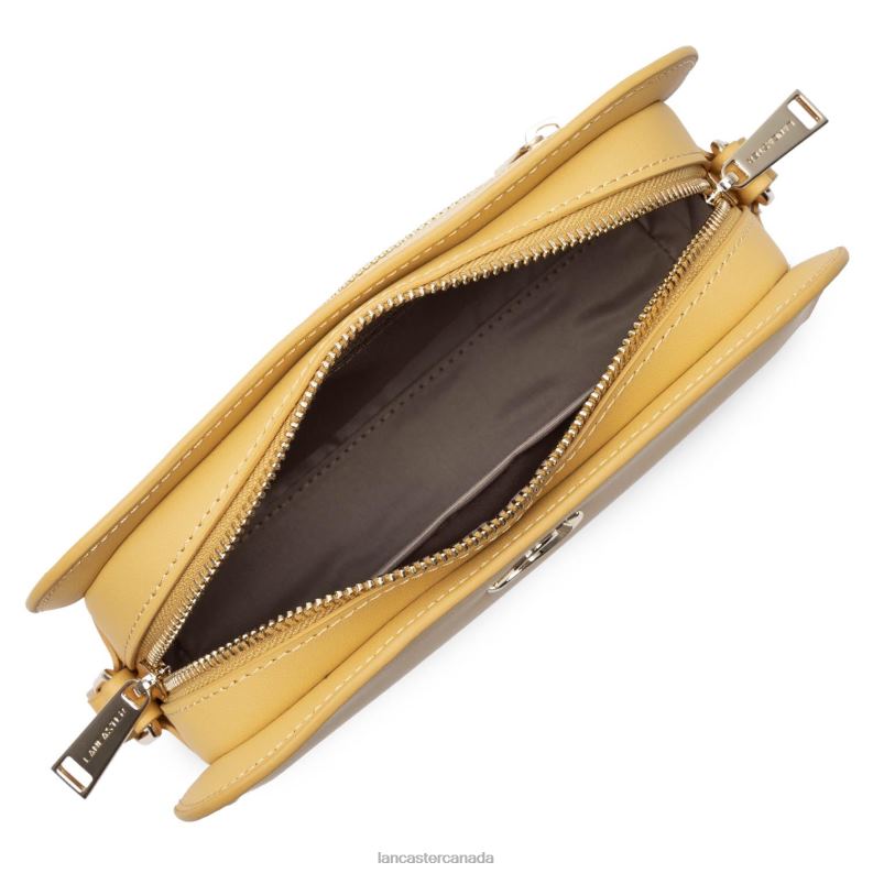 Women Crossbody Bag City Philos 4J6H1675 Bag Ocre Lancaster Paris