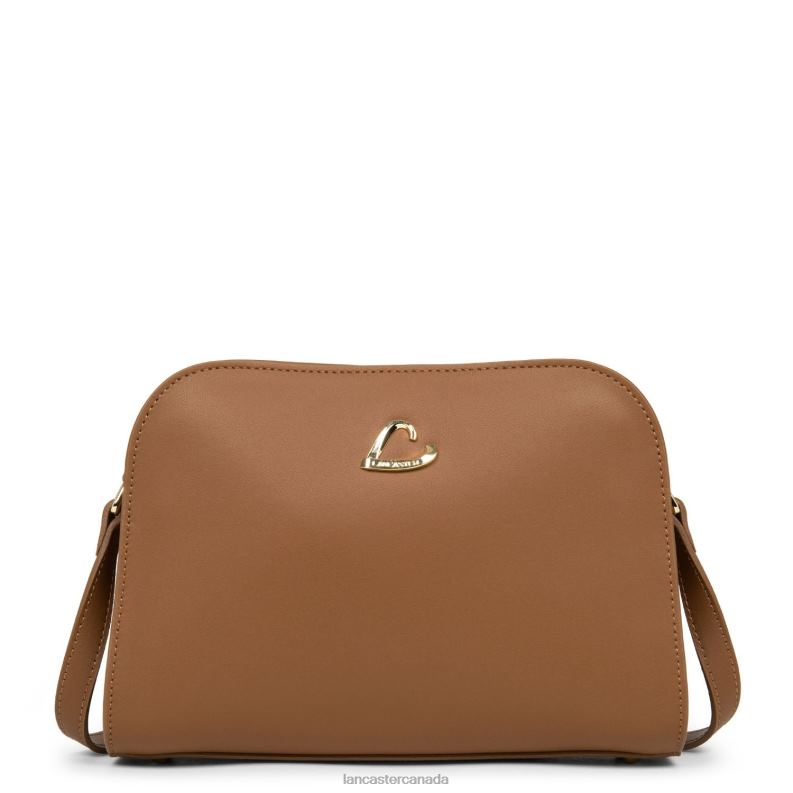 Women Crossbody Bag City Philos 4J6H1676 Bag Noisette Lancaster Paris