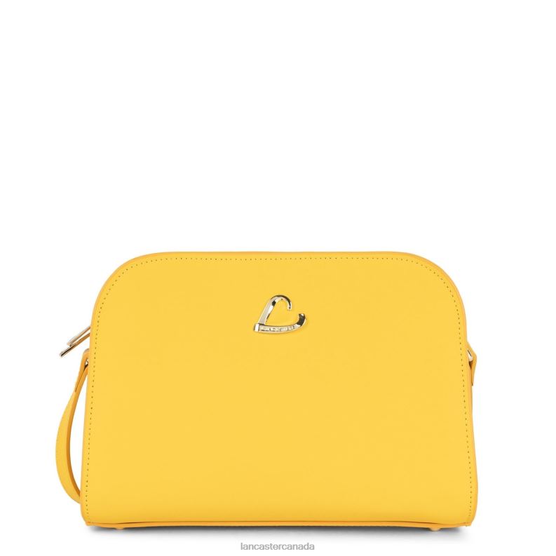 Women Crossbody Bag City Philos 4J6H1679 Bag Jaune Lancaster Paris